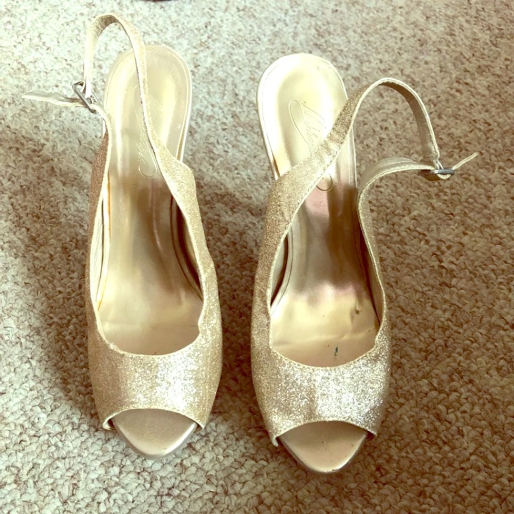 Gold heels